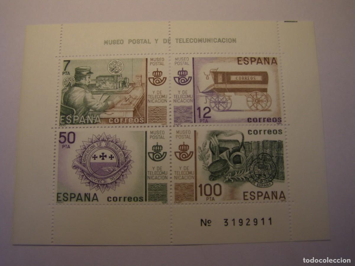 Sellos: Hojita sellos Espa&ntilde;a, sin usar, Museo Postal.