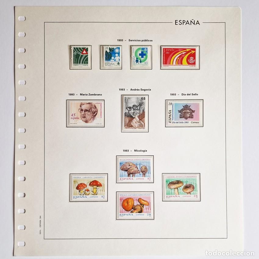 Timbres: A&Ntilde;O COMPLETO Espa&ntilde;a 1993 - 7 Hojas EDIFIL Sellos NUEVOS Lujo - COMPOSTELA 93 Exfilna ALCA&Ntilde;IZ