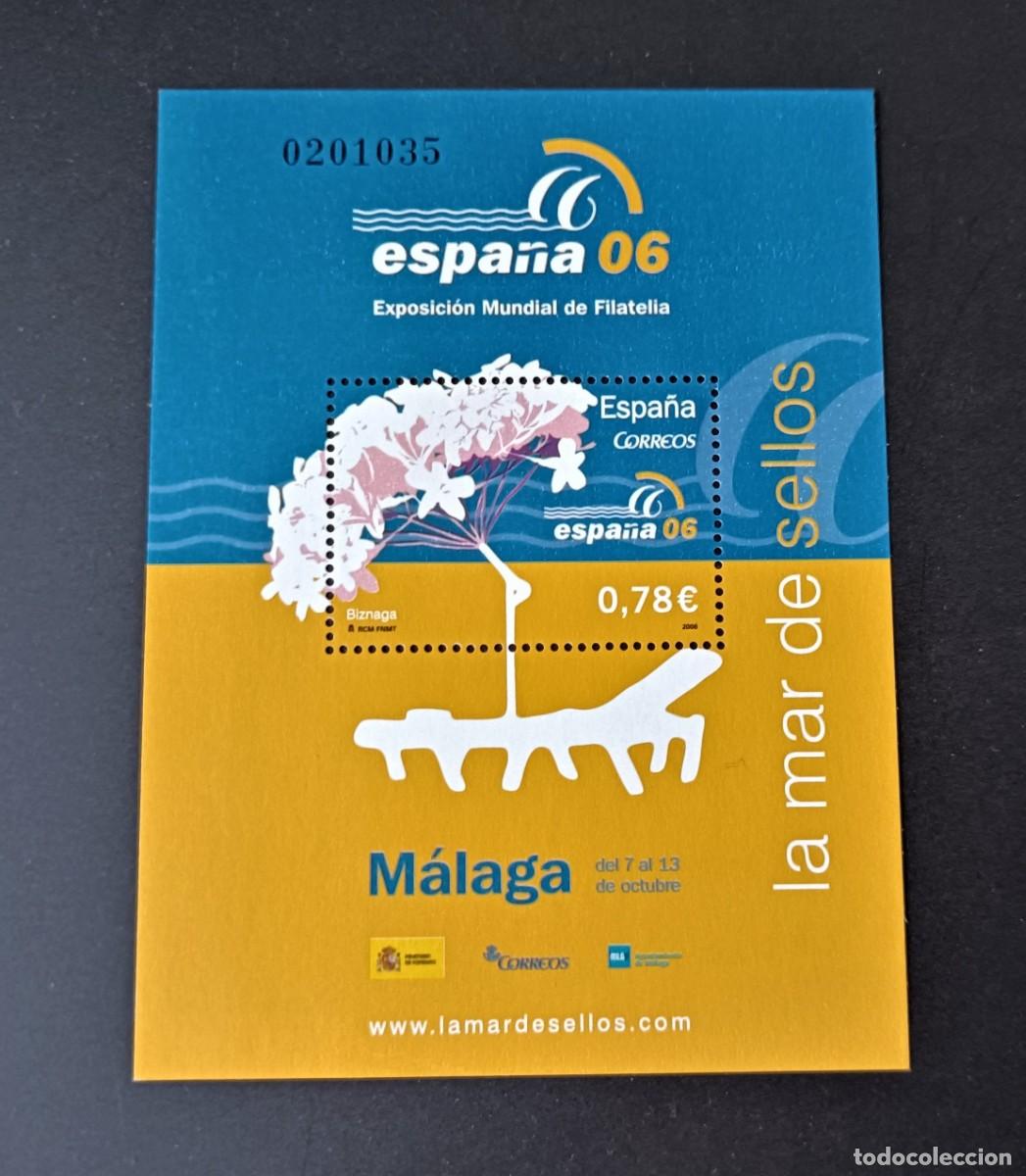 Sellos: Sello nuevo. Exposici&oacute;n Mundial Filatelia Espa&ntilde;a 2006. 29 Mayo 2006. EDIFIL SH 4241.