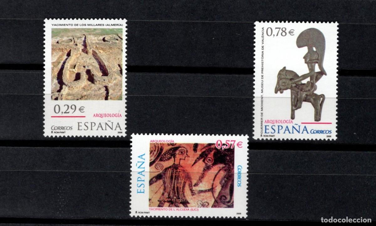 Sellos: Sellos nuevos. Arqueologia. Serie completa. 6 julio 2006. Edifil 4250/52.