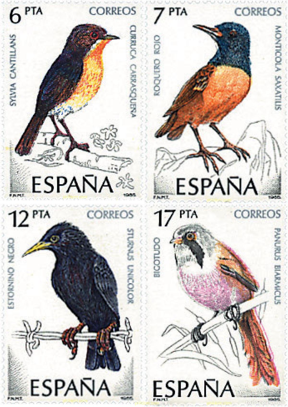 Sellos: 85753 MNH ESPA&Ntilde;A 1985 AVES