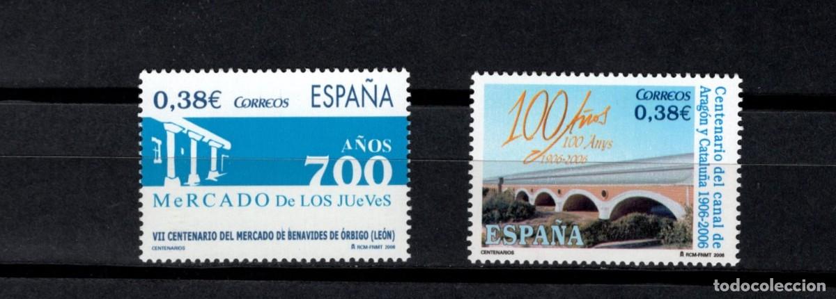 Francobolli: Sellos nuevos. Centenarios. Serie completa. 20 Julio de 2006. Edifil 4256/57.