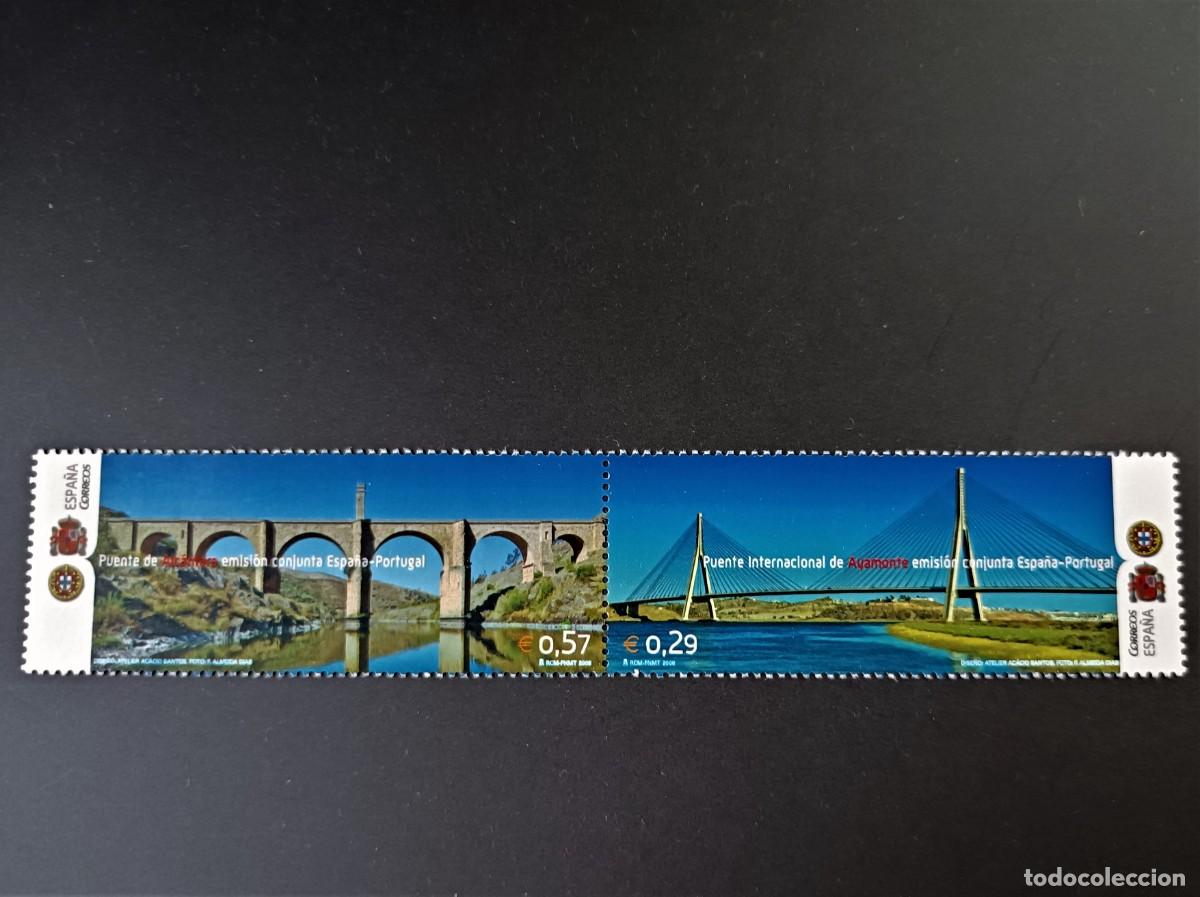 Sellos: Sellos nuevos. Puente de Ayamonte y Puente de Alc&aacute;ntara. 14 Septiembre 2006. Edifil 4263/64.