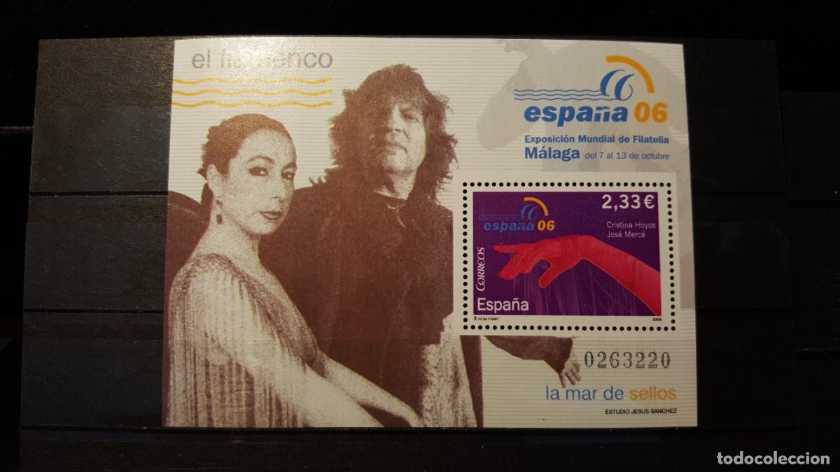 Sellos: Sello nuevo. Exposici&oacute;n Mundial F. Cristina Hoyos y Jos&eacute; Merc&egrave;. 15 Octubre 2006. Edifil 4272