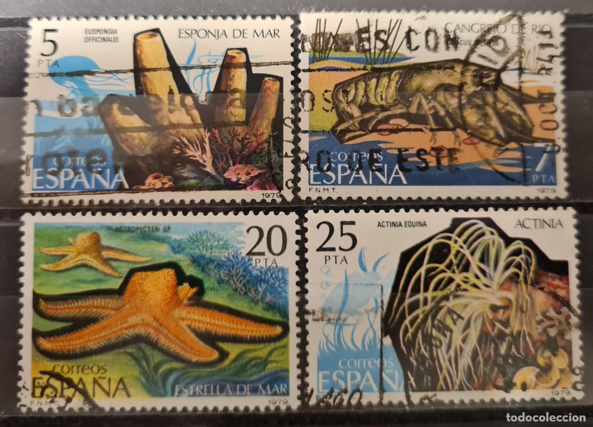 Francobolli: Serie de sellos usados de Espa&ntilde;a 1979: Fauna