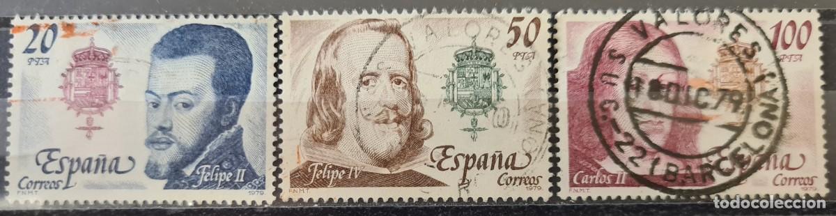 Francobolli: Serie de sellos usados de Espa&ntilde;a 1979: Reyes de Espa&ntilde;a (II)
