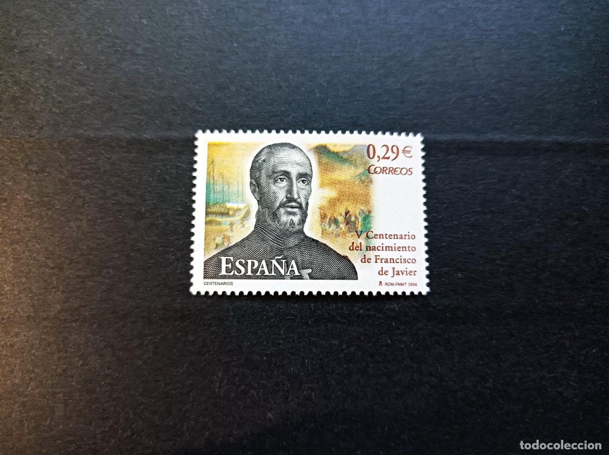 Sellos: Sello nuevo. V Centenario Nacimiento S. Francisco Javier. 7 Noviembre 2006. Edifil 4281.