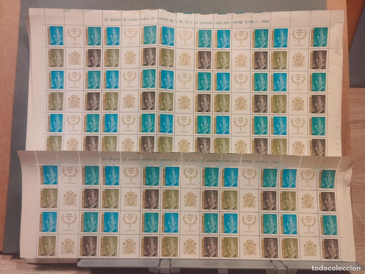Sellos: ESPA&Ntilde;A. EDIFIL 3305A/8A. JUAN CARLOS I. 85 SERIES NUEVAS EN PLIEGOS Y BLOQUES.