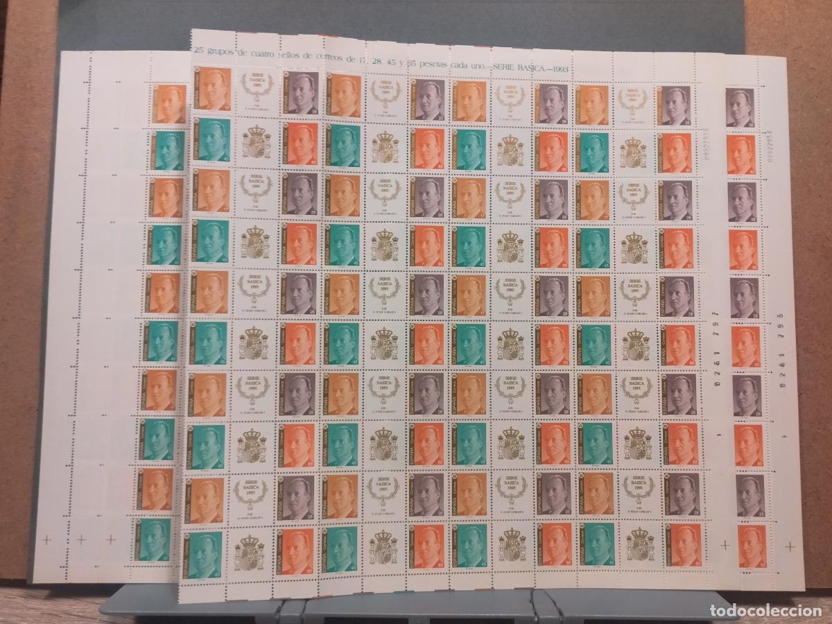 Selos: ESPA&Ntilde;A. EDIFIL 3259A/62A. JUAN CARLOS I. 110 SERIES NUEVAS EN PLIEGOS Y BLOQUES.