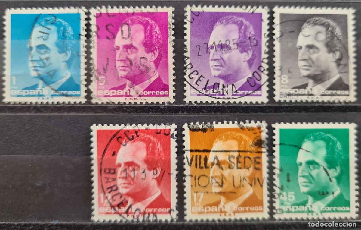 Stamps: Serie de sellos usados de Espa&ntilde;a 1985: Juan Carlos I