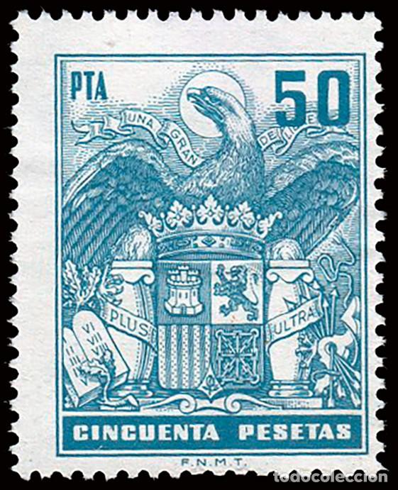 Sellos: Espa&ntilde;a - Fiscales - P&oacute;lizas - Alemany o 736 - 1976/83 - 50 Ptas.