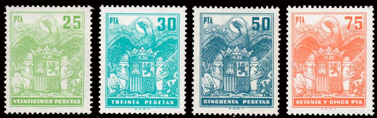 Sellos: Espa&ntilde;a - Fiscales - P&oacute;lizas - Alemany ** 742/47 (final) - 1976/81