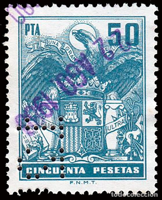 Sellos: Espa&ntilde;a - Fiscales - P&oacute;lizas - Alemany o 746 - 1976/81 - 50 Ptas.