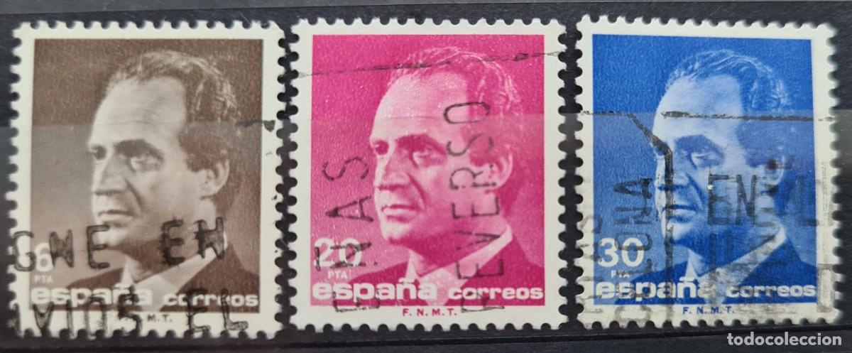 Francobolli: Serie completa de sellos usados de Espa&ntilde;a 1987: Juan Carlos I