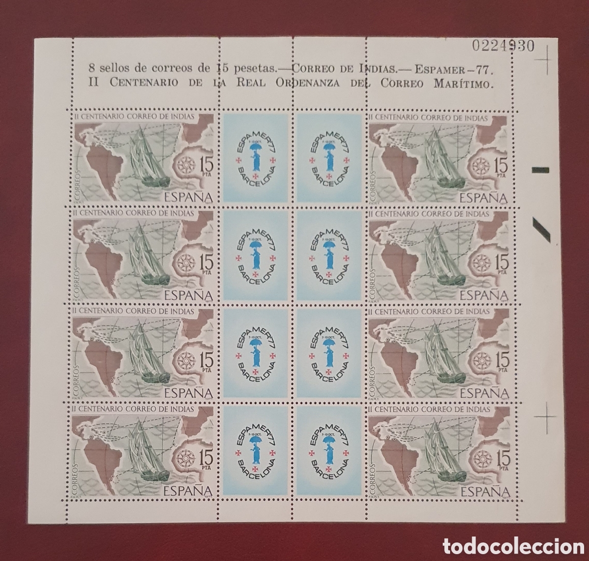 Sellos: Edifil 2437 HB a&ntilde;o 1977
