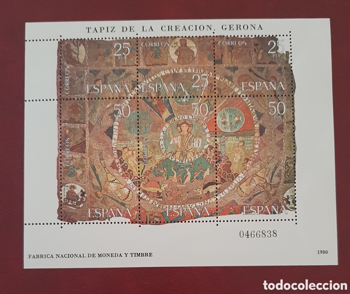 Sellos: Tapiz de la Creaci&oacute;n 1980