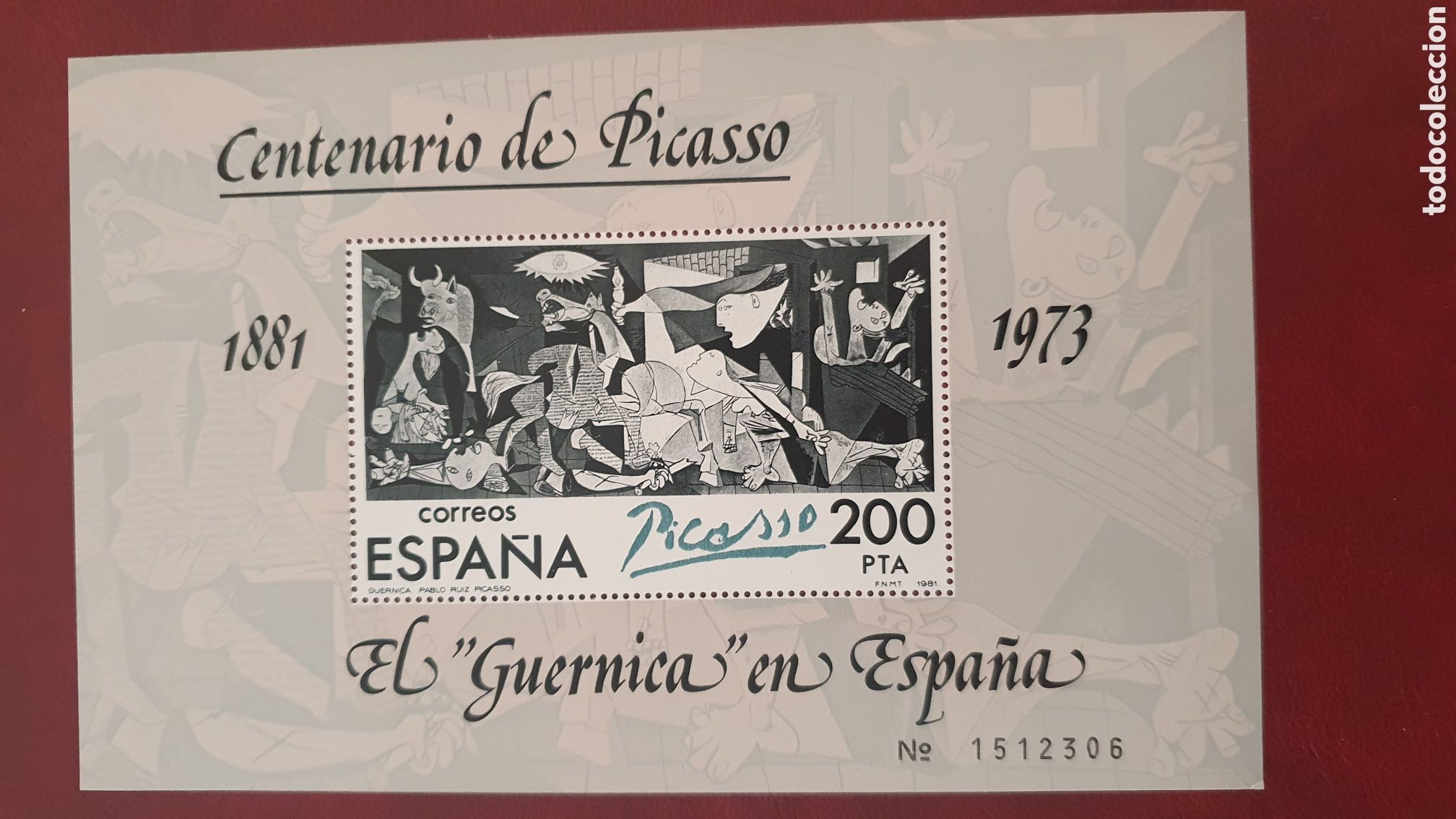 Sellos: Edifil 2631. Picasso. Guernica