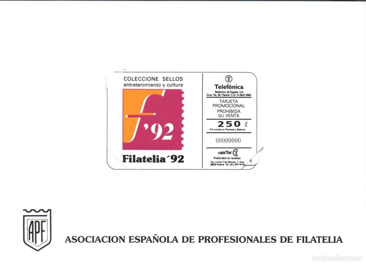 Selos: EDIFIL 3166 CARPETILLA SEP EXPO FILATELICA EUROPEA FERIA DEL SELLO 1992