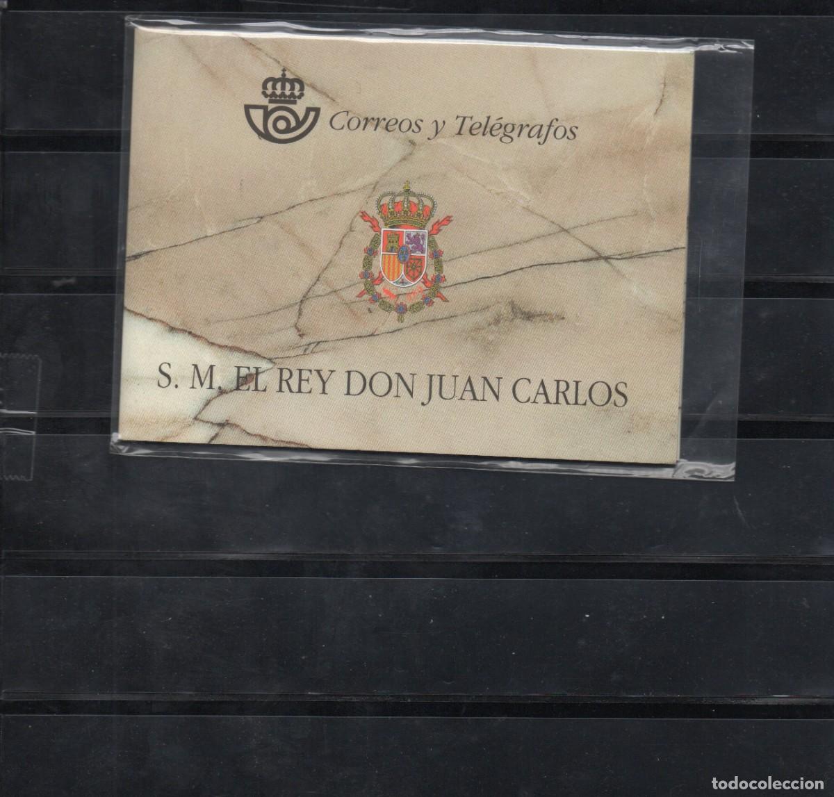 Sellos: PRUEBA DE LUJO 64 A / D EDIFIL 3544** CARTERITA S.M. EL REY DON JUAN CARLOS I