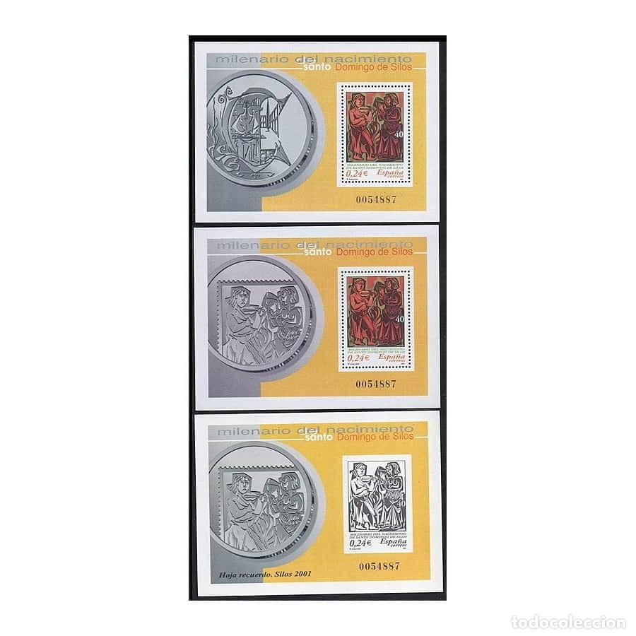 Sellos: Espa&ntilde;a 2001 [SLL] Lote HB Milenario de Santo Domingo de Silos (MNH)