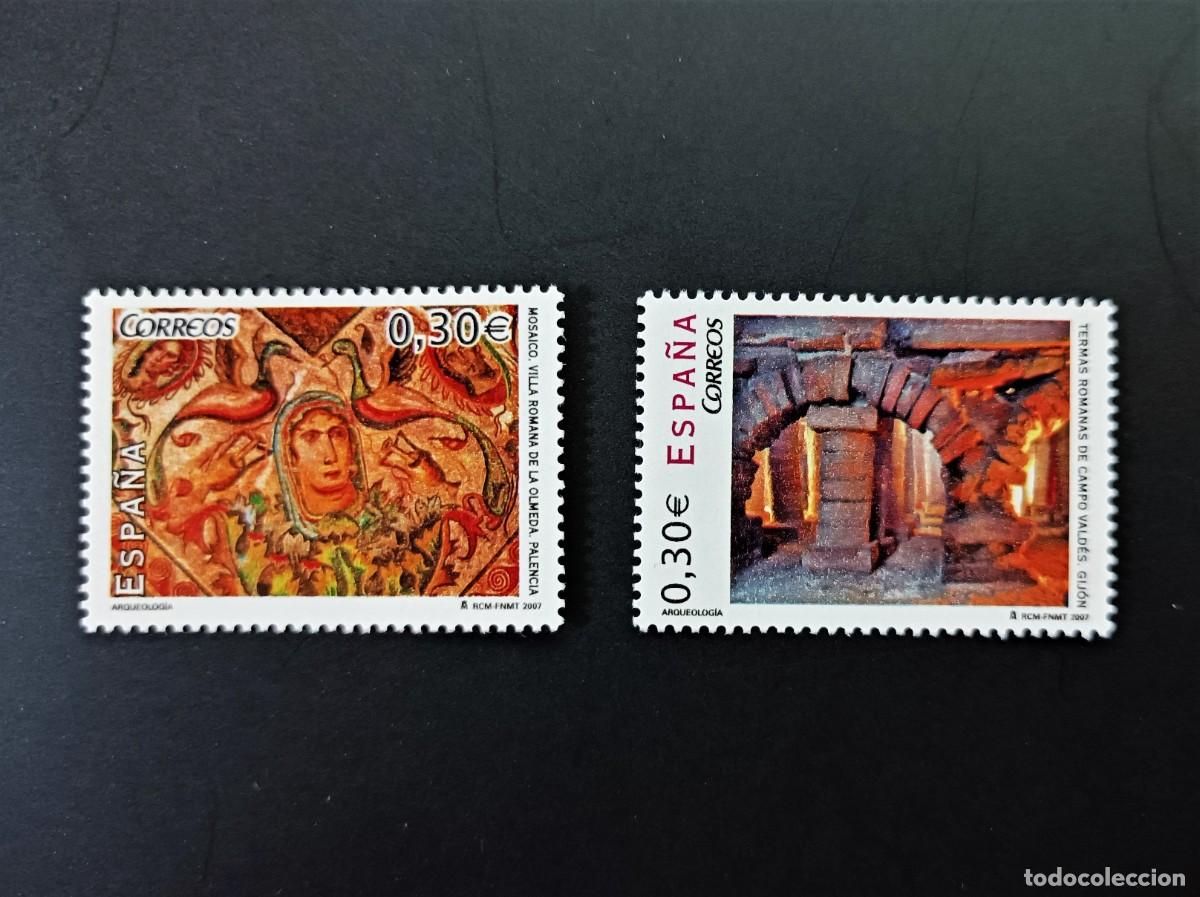 Sellos: Sellos nuevos. Arqueologia. Serie completa. 8 de Marzo de 2007. Edifil 4317/18.