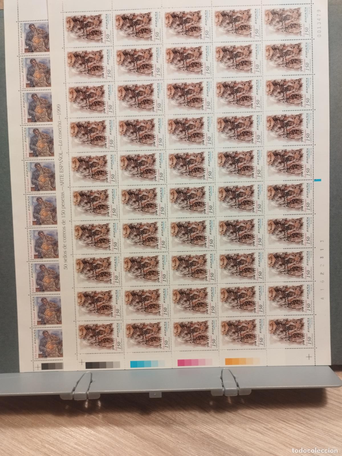 Timbres: ESPA&Ntilde;A. EDIFIL 3656/57. ARTE ESPA&Ntilde;OL. VELA ZANETTI. 50 SERIES NUEVAS EN PLIEGO
