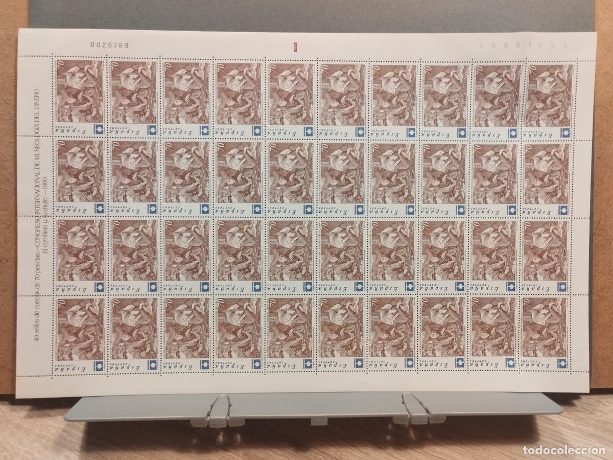 Sellos: ESPA&Ntilde;A. EDIFIL 3678. CONGRESO INTERNAC. MUSEOLOGIA DEL DINERO. 40 SERIES NUEVAS EN PLIEGO