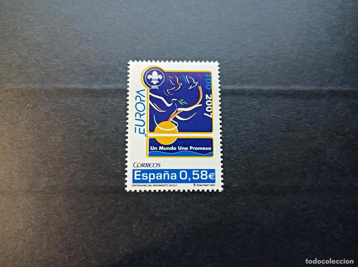 Sellos: Sello nuevo. Europa. Centenario Movimiento Scout. 23 de Abril de 2007. Edifil 4322.