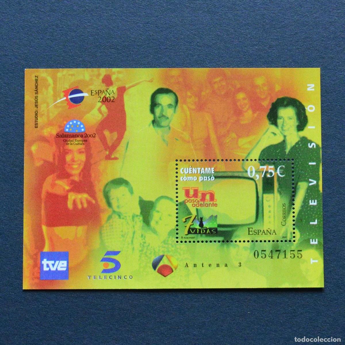 Sellos: Espa&ntilde;a 2002 - Edifil 3945 - Hoja bloque nueva