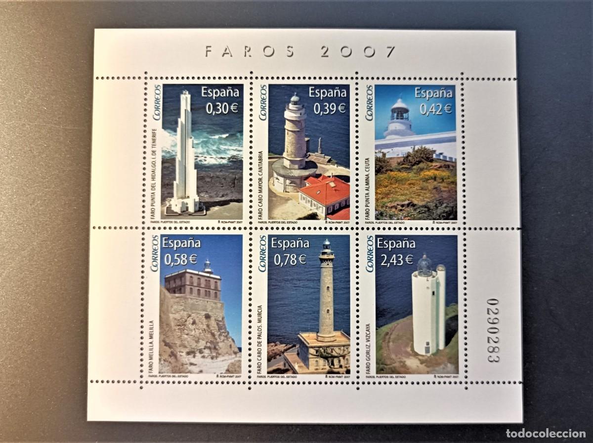 Sellos: S. nuevo. Faros 2007. Serie completa. 6 Septiembre 2007. Edifil . 6 Septiembre 2007. Edifil SH 4348.