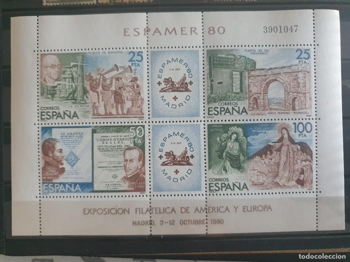 Sellos: HOJA BLOQUE EDIFIL 2583 ** ESPAMER 80 ESPA&Ntilde;A 1980