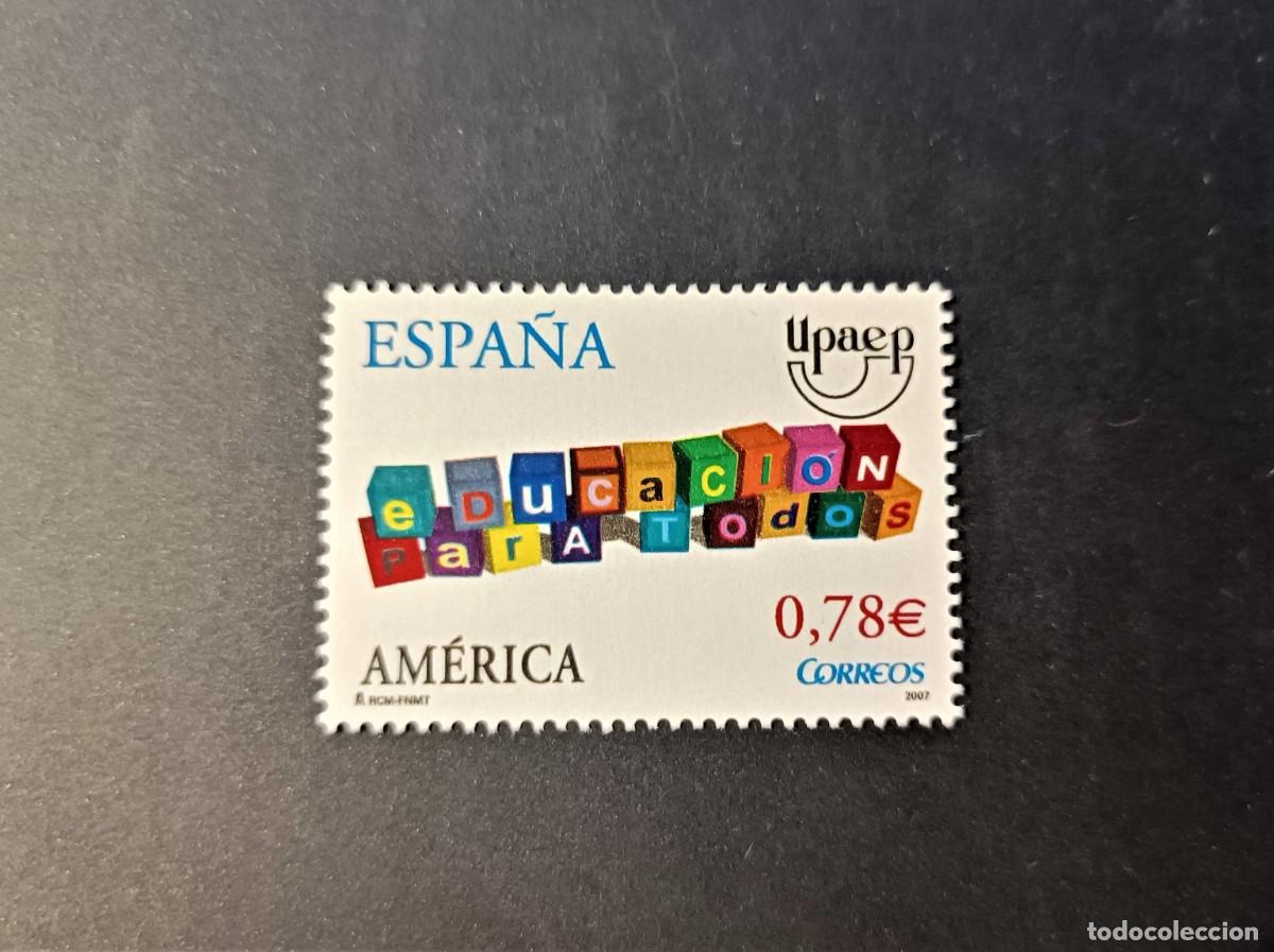 Sellos: Sello nuevo. Am&eacute;rica UPAEP. Cubos con Frase. 11 de Octubre de 2007. Edifil 4353.