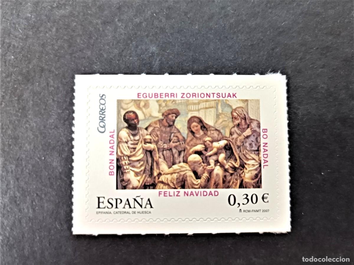 Sellos: Sello nuevo. Navidad. Capilla Sacramento Catedral de Huesca. 31 Octubre 2007. Edifil 4355.