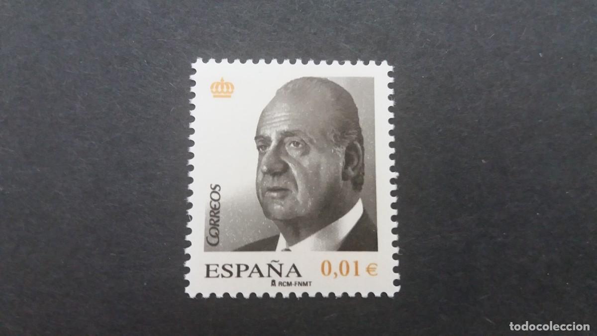 Sellos: Sello nuevo. Serie B&aacute;sica Rey Juan Carlos. Sello de 0.01 euro. 2 Enero 2008. Edifil 4360.