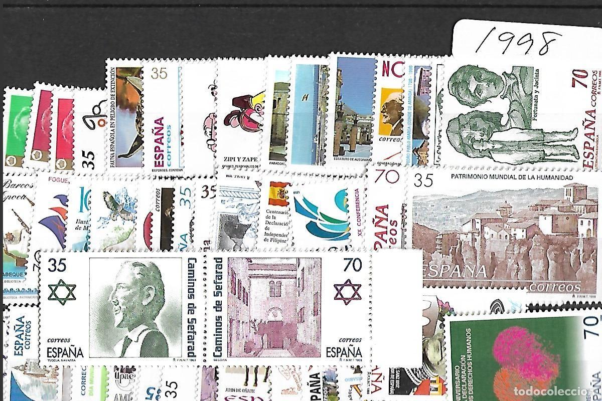 Sellos: Sellos de Espa&ntilde;a A&ntilde;o 1996 A&ntilde;o completo Sellos y hojitas nuevas** Incluye serie del Rey 3461/64