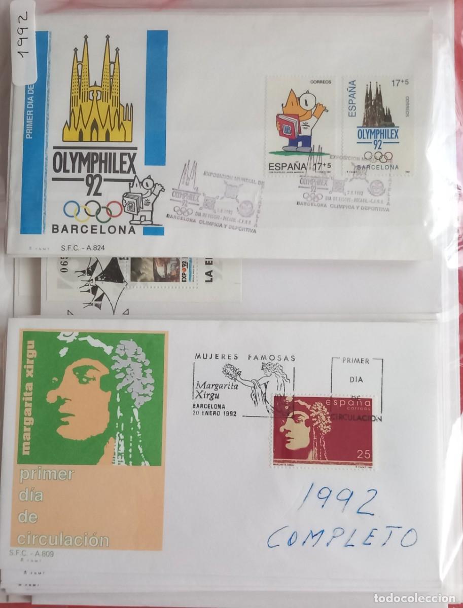Sellos: Sellos Espa&ntilde;a A&ntilde;o 1992 completo en SPD
