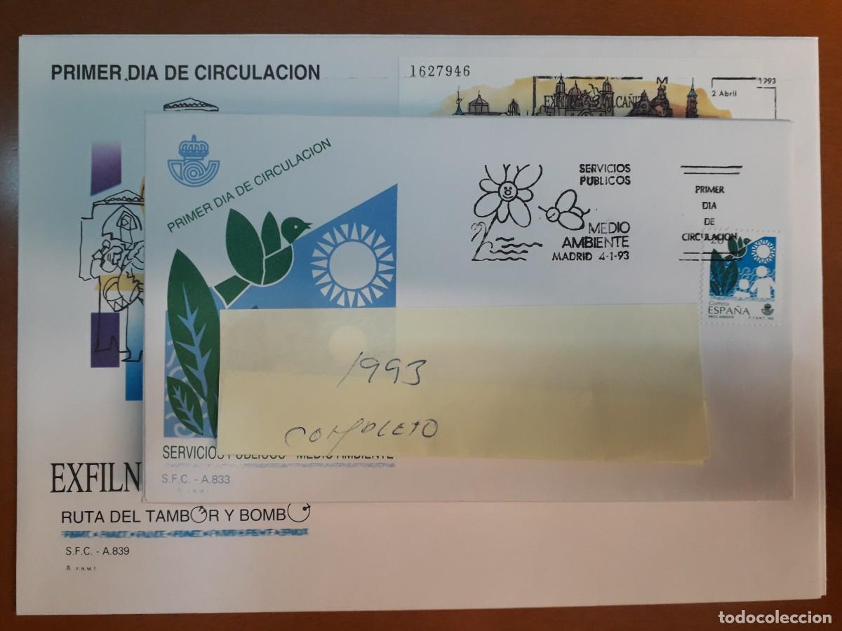 Sellos: Sellos Espa&ntilde;a A&ntilde;o 1993 completo en SPD