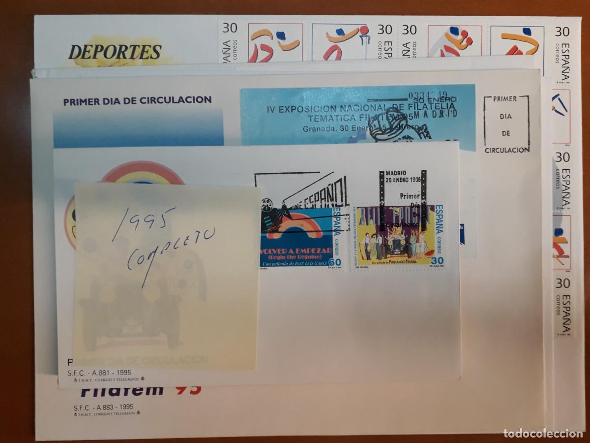 Sellos: Sellos Espa&ntilde;a A&ntilde;o 1995 completo en SPD