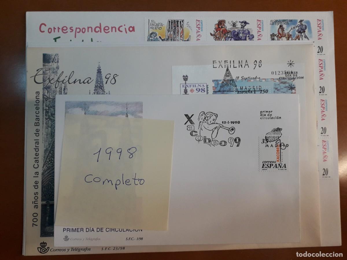 Sellos: Sellos Espa&ntilde;a A&ntilde;o 1998 completo en SPD