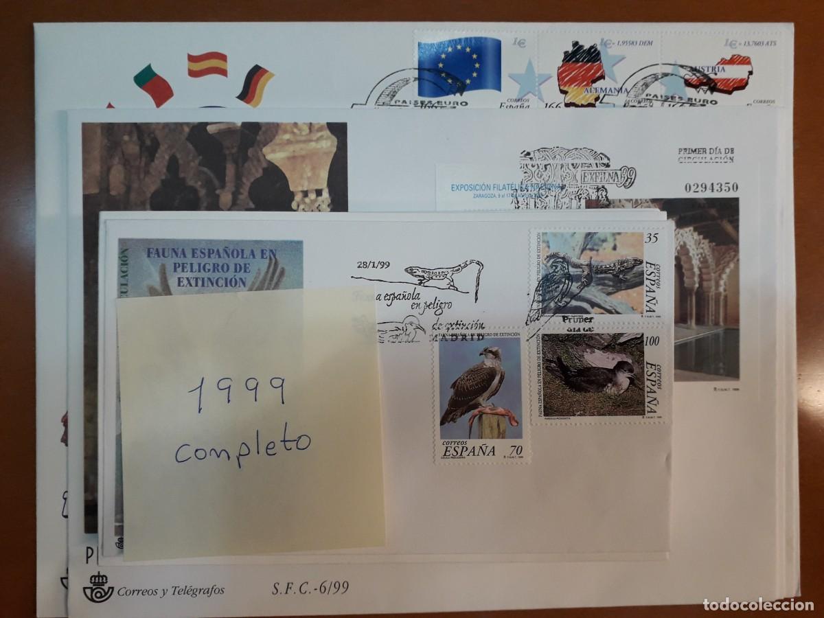 Sellos: Sellos Espa&ntilde;a A&ntilde;o 1999 completo en SPD