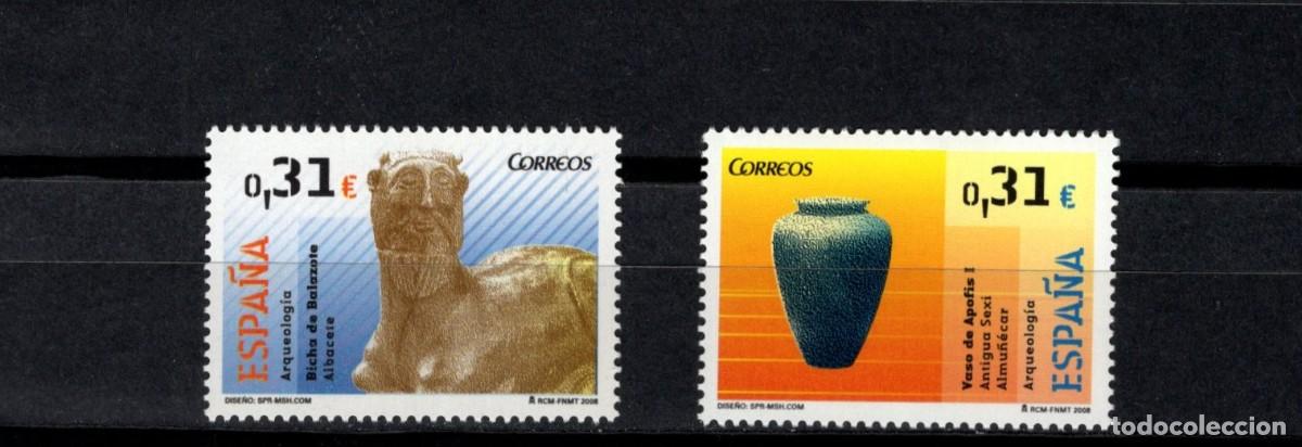 Sellos: Sello nuevo. Arqueologia. Serie completa. 3 Marzo de 2008. Edifil 4395.