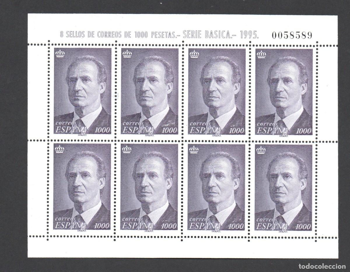 Sellos: MINIPLIEGO 50 EDIFIL 3403** 8 SELLOS DE 1000 PESETAS