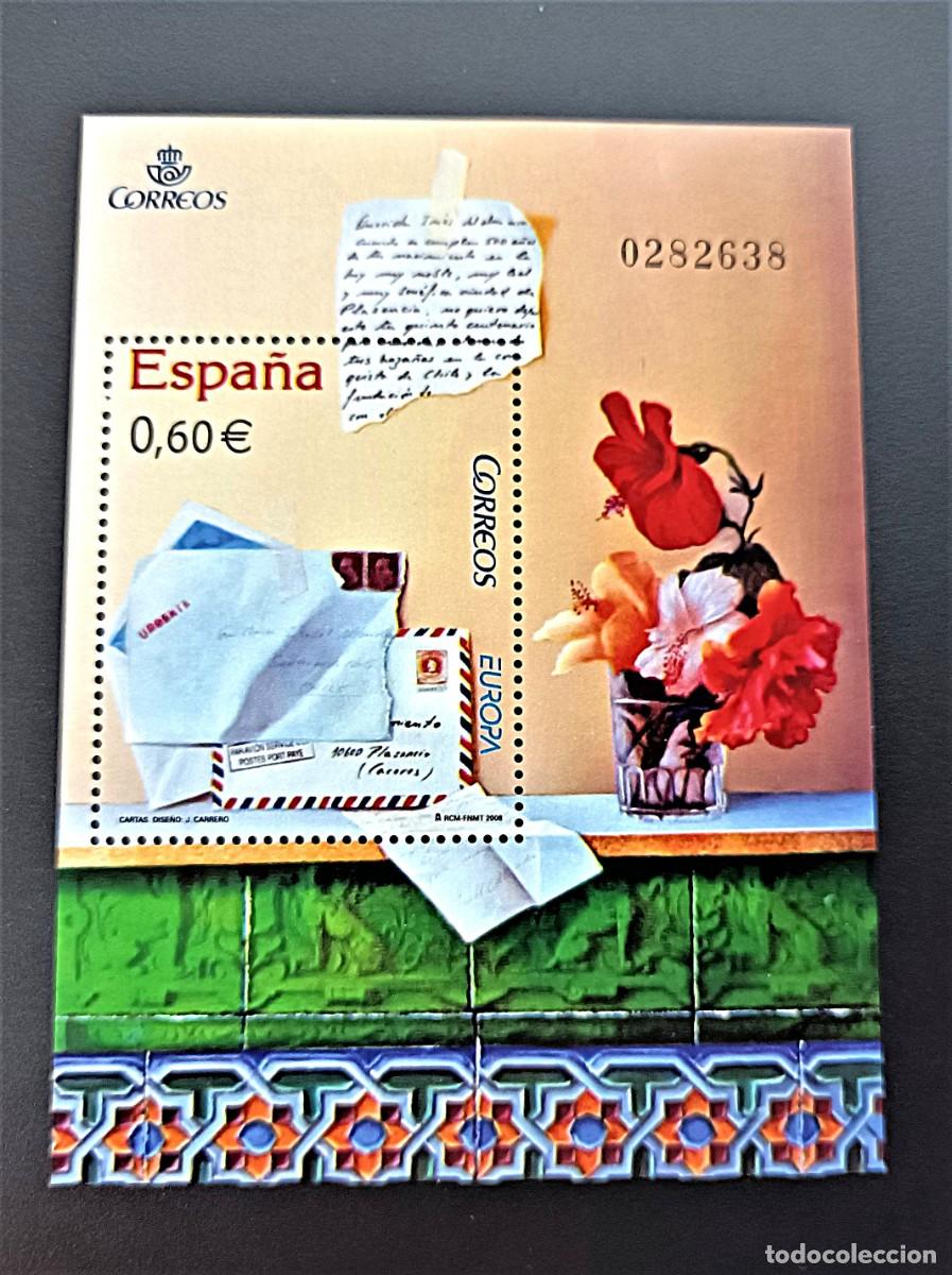 Sellos: Sello nuevo. Europa 2008. Cartas. 23 Abril de 2008. Edifil SH 4410
