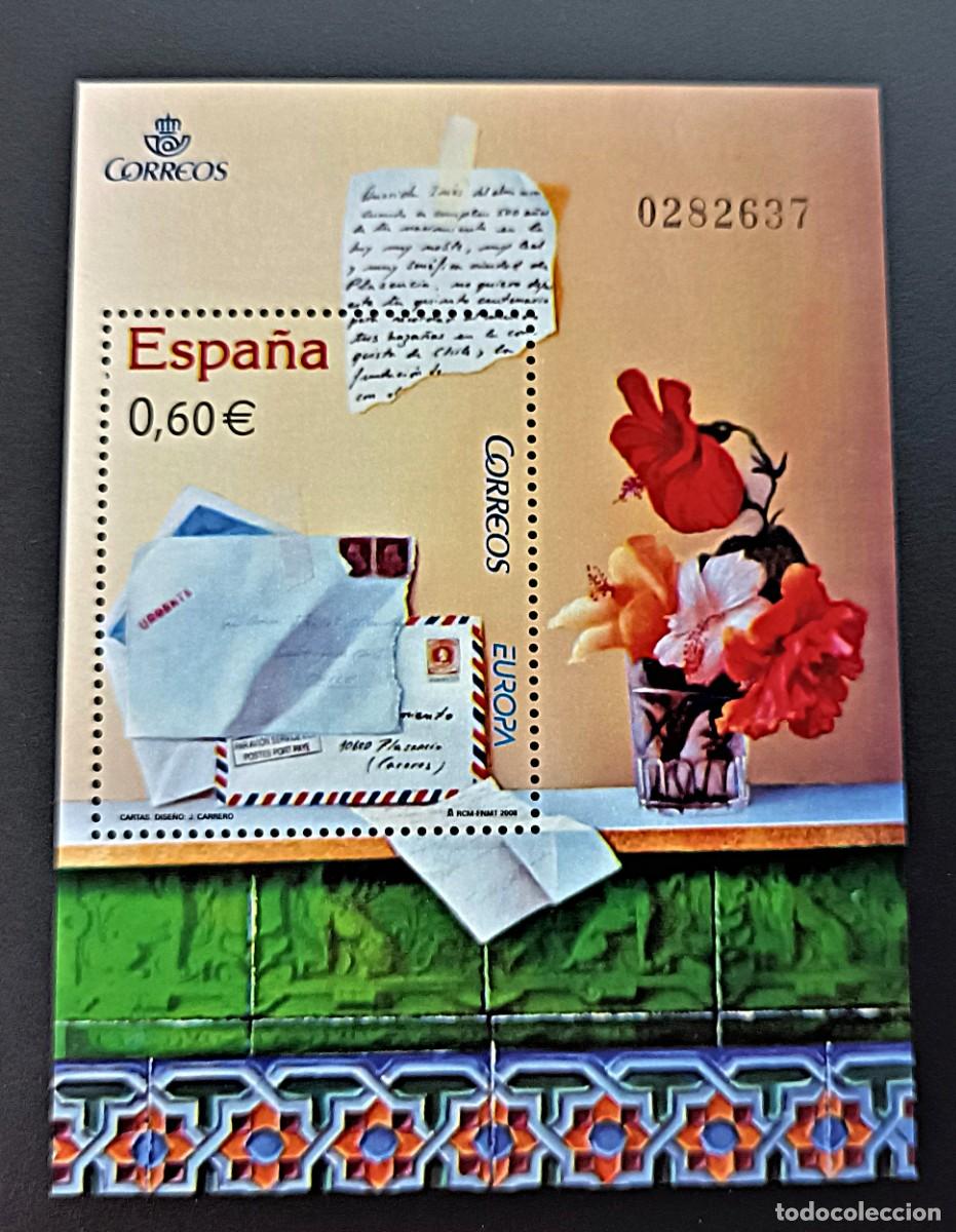 Sellos: Sello nuevo. Europa 2008. Cartas. 23 Abril de 2008. Edifil SH 4410
