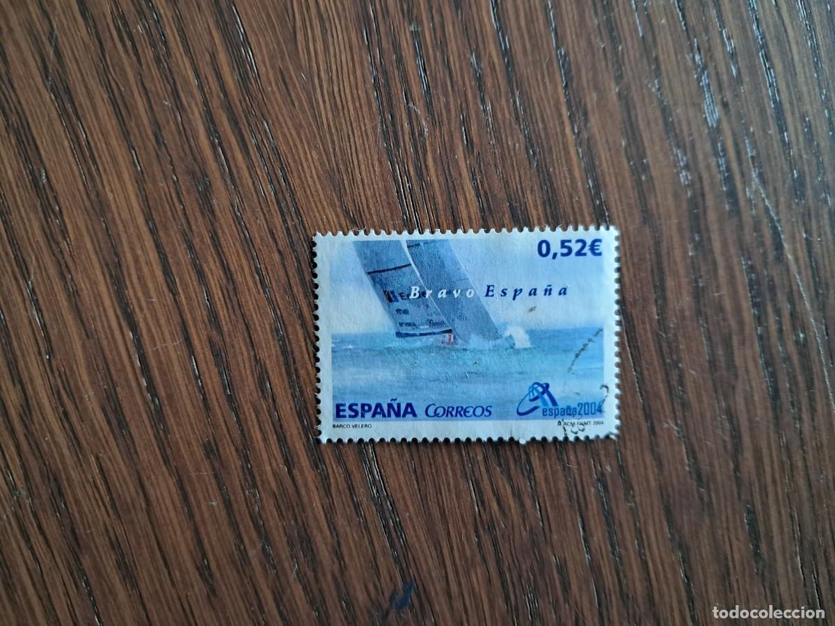Sellos: 4092 EDIFIL BARCO VALENCIA USADA LUJO 2004 BRAVO ESPA&Ntilde;A
