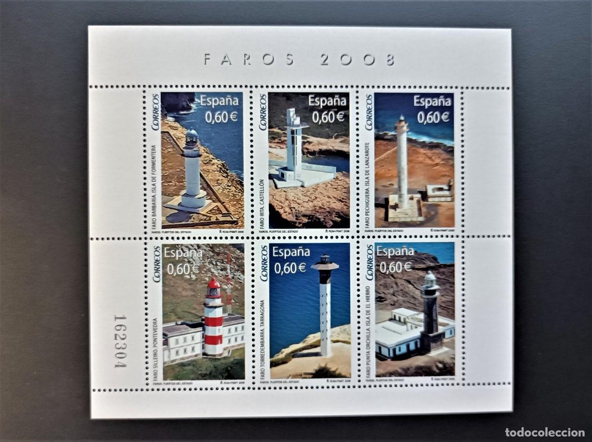 Sellos: Sello nuevo. Faros de Espa&ntilde;a. 2 de Septiembre de 2008. Edifil SH 4430.