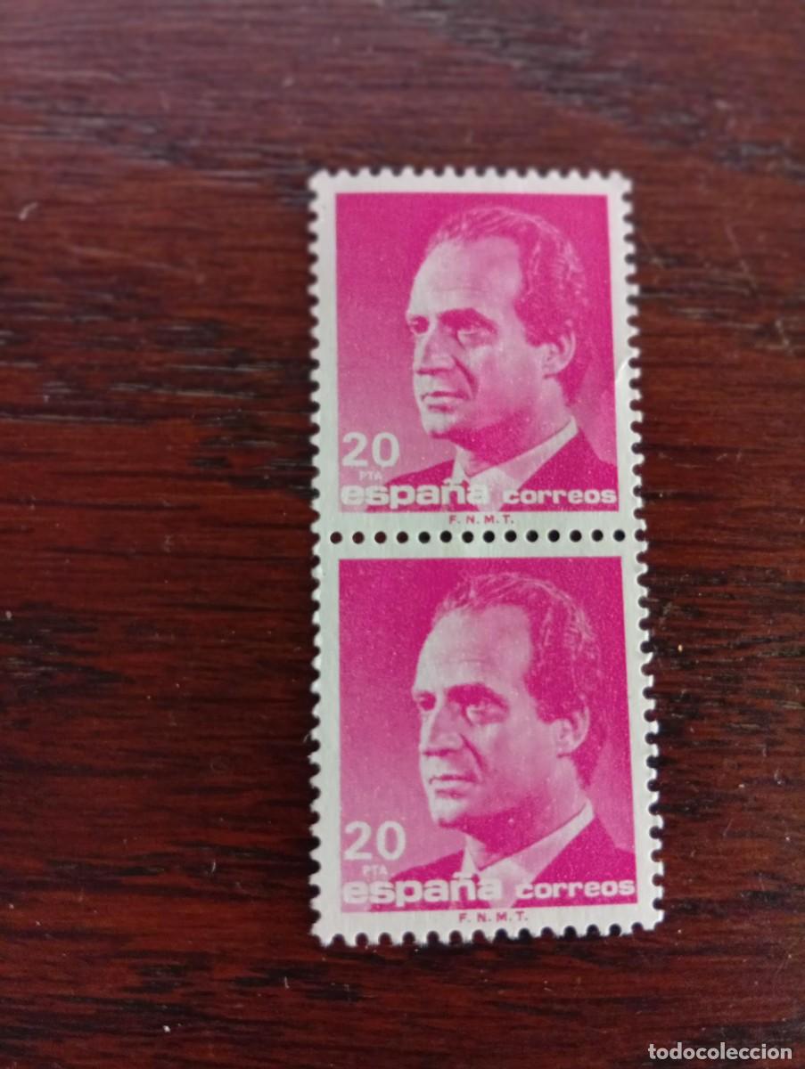 Sellos: dos sellos de 20 ptas de juan carlos I sin franquear