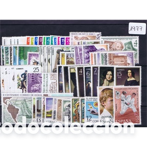 Sellos: Sellos Espa&ntilde;a A&ntilde;o 1977 completo 50% descuento facial