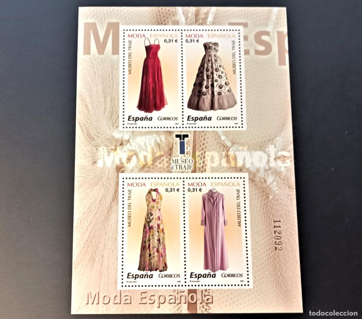 Sellos: Sellos nuevos. Moda Espa&ntilde;ola. Museo del Traje. 23 de Octubre de 2008. Edifil SH 4441