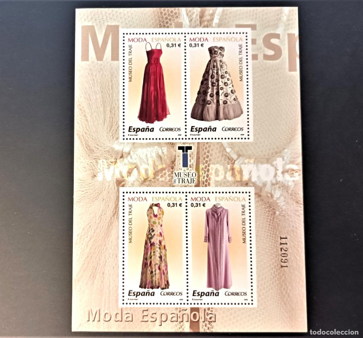 Sellos: Sellos nuevos. Moda Espa&ntilde;ola. Museo del Traje. 23 de Octubre de 2008. Edifil SH 4441